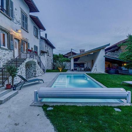 Saint-Jean-de-Moirans La Cabane Du 375, Piscine Clim,Jacuzzi Et Insolite المظهر الخارجي الصورة