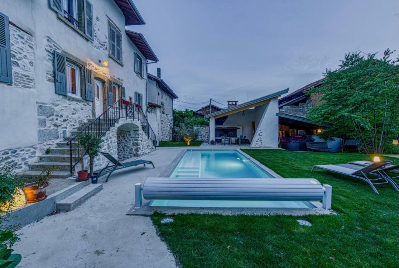 Saint-Jean-de-Moirans La Cabane Du 375, Piscine Clim,Jacuzzi Et Insolite المظهر الخارجي الصورة